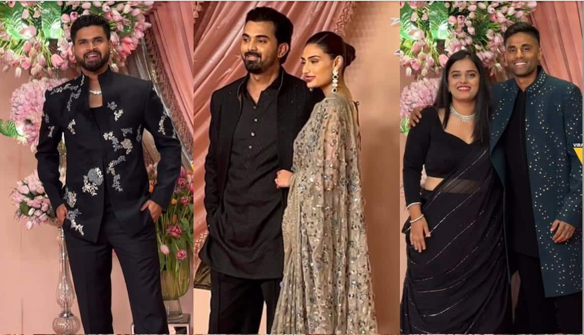 Cricketers attend Anant Ambani, Radhika Merchant's Sangeet event [X]
